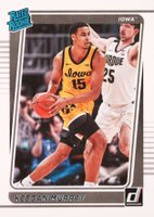 2022 Panini Chronicles Draft Picks Donruss Rated Rookie #4 Keegan Murray Basketball Card