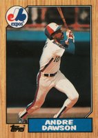 1987 Topps Tiffany #345 Andre Dawson Baseball Card