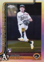 2025 Topps Chrome #96 Jacob Wilson Refractor Baseball Card