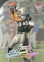 2004 Ultra #128 Jerry Rice Platinum Medallion Football Card