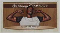 2019 Goodwin Champions #52 DeAndre Ayton Mini-Wood Basketball Card