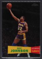 2007 Topps Chrome #106 Magic Johnson 1957-58 Variation Basketball Card