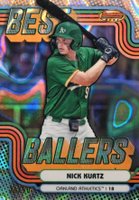 2024 Bowman's Best Best Ballers #BB13 Nick Kurtz Lava Baseball Card