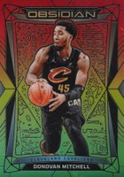2023 Panini Obsidian #94 Donovan Mitchell Electric Etch Reggae Flood Basketball Card