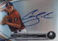 2013 Bowman Platinum Autograph Prospects #CC Carlos Correa Baseball Card
