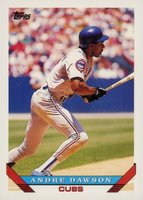 1993 Topps #265 Andre Dawson Baseball Card