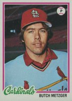 1978 Topps #431 Butch Metzger Baseball Card