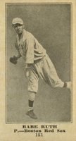 1916 Sporting News #151 Babe Ruth Blank Back Baseball Card