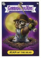 2022 Topps Garbage Pail Kids GPK X MLB Series 2 Alex Pardee #7a Juan of the Dead Baseball Card