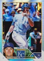 2023 Topps Chrome #85 Nick Pratto Prism Refractor Baseball Card