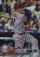 2018 Topps Chrome Complete Set #259 Rhys Hoskins Retail Baseball Card