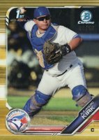 2019 Bowman Chrome Prospects #BCP202 Alejandro Kirk Gold Refractor Baseball Card