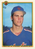 1990 Bowman Tiffany #142 Todd Hundley Baseball Card