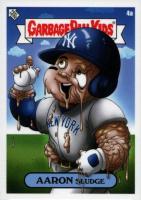 2022 Topps Garbage Pail Kids GPK X MLB Series 2 Alex Pardee #4a Aaron Sludge Baseball Card