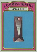 1972 Topps #621 Commissioners Award Baseball Card