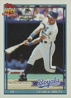 1991 Topps Desert Shield #540 George Brett Baseball Card