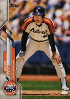 2020 Topps #260 Nolan Ryan SP-Hands on Knees Baseball Card