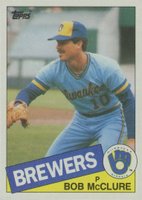 1985 Topps #203 Bob McClure Baseball Card