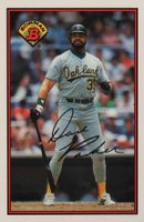 1989 Bowman Tiffany #202 Dave Parker Baseball Card