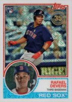 2018 Topps Silver Pack 1983 Chrome Promo #20 Rafael Devers Baseball Card