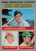 1970 Topps #66 A.L. HR Leaders Baseball Card