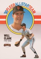 1990 Fleer All-Stars #2 Will Clark Baseball Card