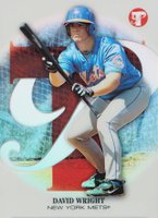 2002 Topps Pristine #168 David Wright Refractor Baseball Card