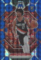 2022 Panini Mosaic #213 Shaedon Sharpe Blue Basketball Card