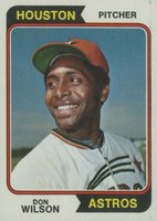 1974 Topps #304 Don Wilson Baseball Card