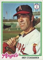 1978 Topps #313 Andy Etchebarren Baseball Card