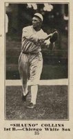1916 Sporting News #35 Shauno Collins Blank Back Baseball Card