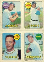 1969 Topps 4 in 1's # Brinkman/Face/Horton/Rodgers Baseball Card