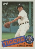 1985 Topps #539 Aurelio Lopez Baseball Card