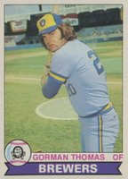 1979 O-Pee-Chee #196 Gorman Thomas Baseball Card