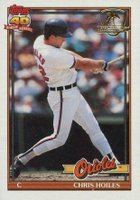 1991 Topps Desert Shield #42 Chris Hoiles Baseball Card