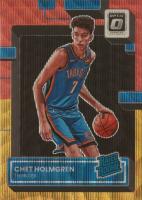 2022 Panini Donruss Optic #208 Chet Holmgren Red & Gold Wave Basketball Card