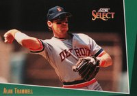 1993 Select #230 Alan Trammell Baseball Card