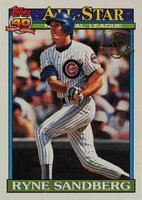1991 Topps Desert Shield #398 Ryne Sandberg Baseball Card