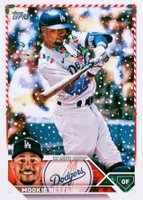 2023 Topps Holiday #H57 Mookie Betts Ssp Baseball Card