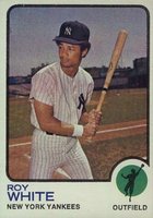 1973 Topps #25 Roy White Baseball Card