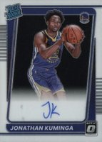 2021 Panini Donruss Optic #190 Jonathan Kuminga Autograph Basketball Card