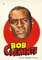 1967 Topps Pirates Stickers #6 Roberto Clemente Baseball Card