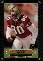 1997 Topps Gallery #105 Jerry Rice Player's Private Issue Football Card
