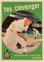 1959 Topps #298 Tex Clevenger Baseball Card