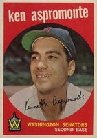 1959 Topps #424 Ken Aspromonte Baseball Card