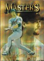 1997 Finest Embossed #155 Mark McGwire Die-Cut Refractor Baseball Card