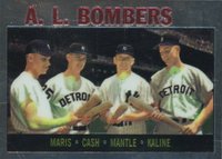 1997 Topps Mantle Finest #36 1964 Topps Reprint Baseball Card