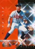 1998 Pinnacle Plus All-Star Epix Game #E15 Chipper Jones Moment-Orange Baseball Card