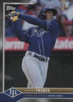 2022 Topps X Bobby Witt Jr. Crown Collection #1 Wander Franco Baseball Card