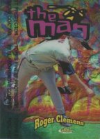 1998 Finest the Man #TM19 Roger Clemens Refractor w/Coating Baseball Card